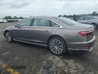 2019 Audi A8 with VIN WAU8DAF85KN001836, listed as a Copart auction lot 62670185 with 44,661 mi miles and Salvage title. Bid and sale history available at DreamBid. Image 2.