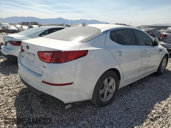 2015 Kia Optima LX with VIN 5XXGM4A70FG410083, listed as a Copart auction lot 65508185 with 108,862 mi miles and Clean title. Bid and sale history available at DreamBid. Image 3.