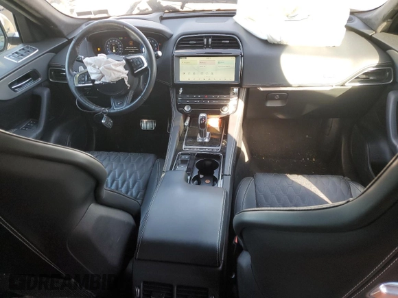 2020 Jaguar F-Pace SVR with VIN SADCZ2EE6LA633530, listed as a Copart auction lot 77977424 with 52,982 mi miles and Salvage Title. Bid and sale history available at DreamBid. Image 8.