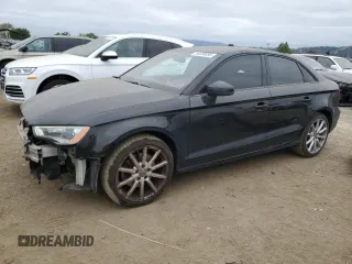 2016 Audi A3 Premium with VIN WAUB8GFF9G1002160, listed as a Copart auction lot 54538035 with 107,682 mi miles and Salvage Title. Bid and sale history available at DreamBid. Image 1.