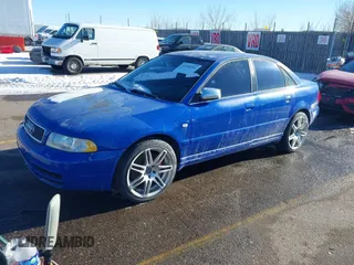 2001 Audi S4 with VIN WAURD68D31A046436, listed as a IAAI auction lot 41408281 with 88,801 mi miles. Bid and sale history available at carsss.com. Image 2.