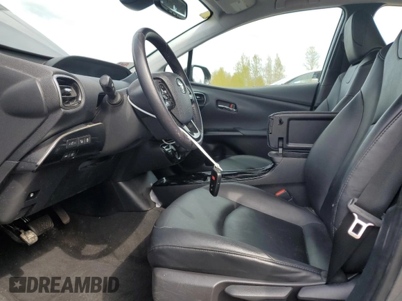 2020 Toyota Prius LE with VIN JTDL9RFU3L3013121, listed as a Copart auction lot 52423385 with 75,229 mi miles and Salvage title. Bid and sale history available at DreamBid. Image 7.