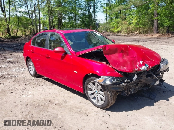 2007 BMW 3 Series 328i with VIN WBAVA335X7KX83254, listed as a IAAI auction lot 42092297 with 168,720 mi miles and . Bid and sale history available at DreamBid. Image 1.