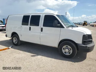 2016 Chevrolet Express Cargo Van with VIN 1GCWGAFF2G1244695, listed as a Copart auction lot 64945344 with 90,800 mi miles and Salvage Title. Bid and sale history available at carsss.com. Image 4.
