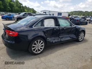 2013 Audi A4 Premium Plus with VIN WAUFFAFL5DN007757, listed as a Copart auction lot 59131035 with 115,414 mi miles and Clean title. Bid and sale history available at DreamBid. Image 3.
