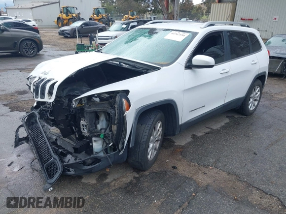 2015 Jeep Cherokee Latitude with VIN 1C4PJMCB1FW751758, listed as a IAAI auction lot 41767154 with 160,349 mi miles. Bid and sale history available at carsss.com. Image 17.