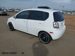 2007 Chevrolet Aveo LS with VIN KL1TD66617B757530, listed as a IAAI auction lot 41658201 with 132,073 mi miles. Bid and sale history available at carsss.com. Image 3.