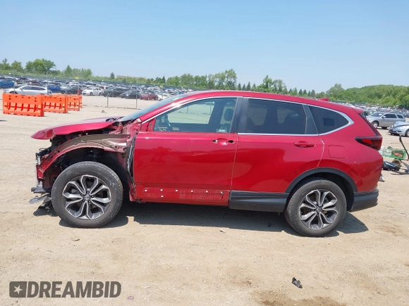 2022 Honda CR-V EX-L with VIN 2HKRW2H87NH656833, listed as a IAAI auction lot 42482299 with 49,345 mi miles and . Bid and sale history available at DreamBid. Image 15.
