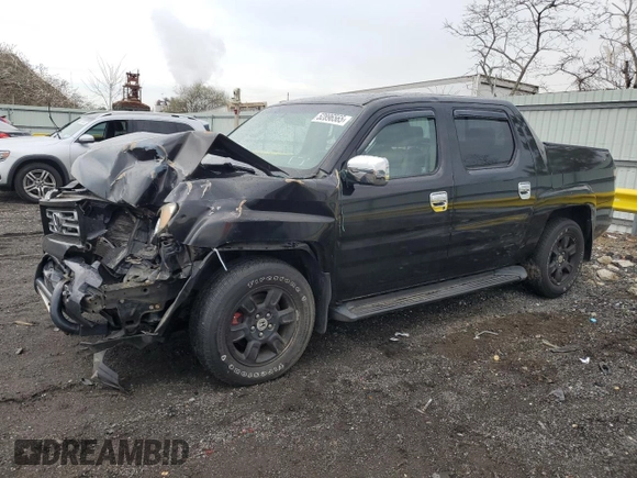 2006 Honda Ridgeline RTL with VIN 2HJYK16556H516831, listed as a Copart auction lot 52896565 with 211,504 mi miles and Salvage Title. Bid and sale history available at carsss.com. Image 1.