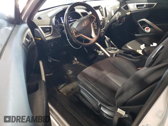 2015 Hyundai Veloster with VIN KMHTC6AD2FU244920, listed as a Copart auction lot 61326855 with 133,141 mi miles and Salvage title. Bid and sale history available at DreamBid. Image 8.