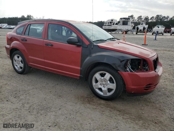 2008 Dodge Caliber SE with VIN 1B3HB28B08D776424, listed as a Copart auction lot 44249615 with 206,743 mi miles and Salvage Title. Bid and sale history available at carsss.com. Image 4.