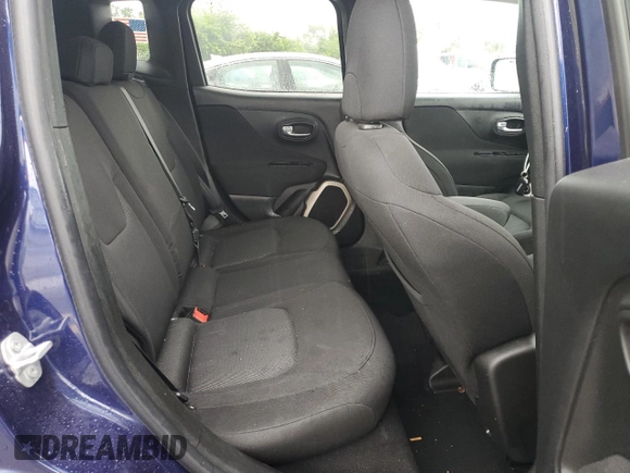 2017 Jeep Renegade Latitude with VIN ZACCJBBB5HPF79240, listed as a Copart auction lot 60399975 with 65,242 mi miles and Salvage title. Bid and sale history available at DreamBid. Image 10.