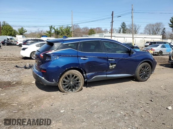 2020 Nissan Murano SL z VIN 5N1AZ2CS9LN170668, wystawiony jako Copart lot #51341835 z przebiegiem 37 432 mil mil oraz Szkoda całkowita • Salvage title. Historia ofert i sprzedaży dostępna na DreamBid. Obrazek 3.