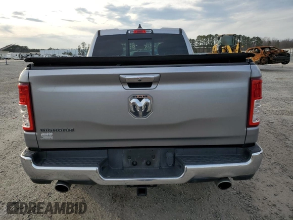 2020 Ram 1500 Big Horn with VIN 1C6RREBTXLN277674, listed as a Copart auction lot 42813315 with 123,078 mi miles and Salvage Title. Bid and sale history available at carsss.com. Image 6.