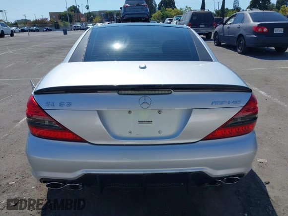 2009 Mercedes-Benz SL 55/63 AMG with VIN WDBSK70F69F148436, listed as a IAAI auction lot 42770233 with 120,523 mi miles and . Bid and sale history available at DreamBid. Image 16.