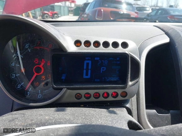 2014 Chevrolet Sonic LT with VIN 1G1JC5SG0E4189664, listed as a IAAI auction lot 41941711 with 172,995 mi miles. Bid and sale history available at carsss.com. Image 7.