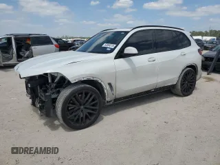 2022 BMW X5 M50i with VIN 5UXJU4C01N9L37046, listed as a Copart auction lot 53084515 with 37,256 mi miles and Salvage Title. Bid and sale history available at carsss.com. Image 1.