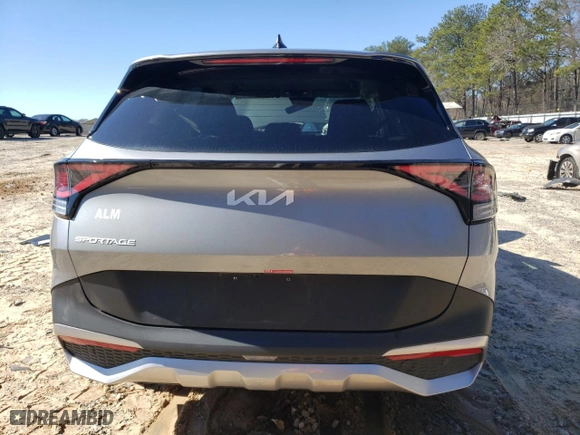 2025 Kia Sportage LX with VIN KNDPU3DF8S7340252, listed as a Copart auction lot 45231295 with 3,325 mi miles and Salvage Title. Bid and sale history available at carsss.com. Image 6.