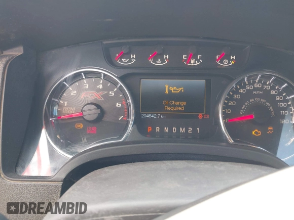 2014 Ford F-150 XL with VIN 1FTFW1ET9EFC98604, listed as a IAAI auction lot 42443369 with 294,642 mi miles and . Bid and sale history available at DreamBid. Image 7.