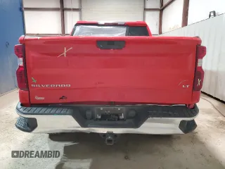 2020 Chevrolet Silverado 1500 LT with VIN 3GCPWCED0LG267262, listed as a Copart auction lot 45752815 with 106,765 mi miles and Salvage Title. Bid and sale history available at carsss.com. Image 6.