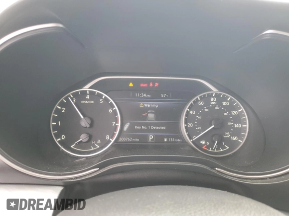 2016 Nissan Maxima S with VIN 1N4AA6AP2GC416209, listed as a Copart auction lot 56875135 with 200,762 mi miles and Salvage title. Bid and sale history available at DreamBid. Image 9.