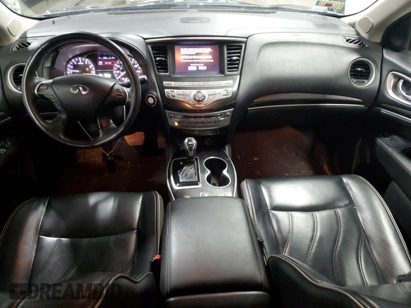 2017 Infiniti QX60 with VIN 5N1DL0MM4HC548613, listed as a Copart auction lot 47993765 with 96,334 mi miles and Salvage Title. Bid and sale history available at DreamBid. Image 8.