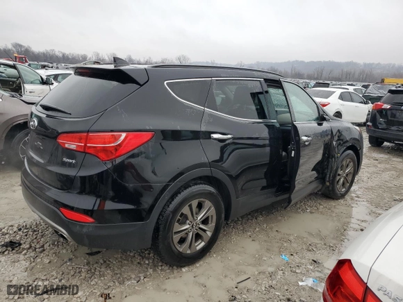 2014 Hyundai Santa Fe Sport with VIN 5XYZU3LB3EG185124, listed as a Copart auction lot 42257825 with 96,474 mi miles and Salvage Title. Bid and sale history available at carsss.com. Image 3.