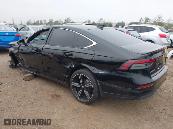 2024 Honda Accord Sport with VIN 1HGCY2F57RA009940, listed as a IAAI auction lot 42142419 with 13,183 mi miles and . Bid and sale history available at DreamBid. Image 3.