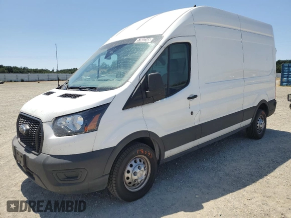 2024 Ford Transit Cargo z VIN 1FTBR2X8XRKA11725, wystawiony jako Copart lot #57682345 z przebiegiem 53 975 mil mil oraz Czysty tytuł • Clean title. Historia ofert i sprzedaży dostępna na DreamBid. Obrazek 1.