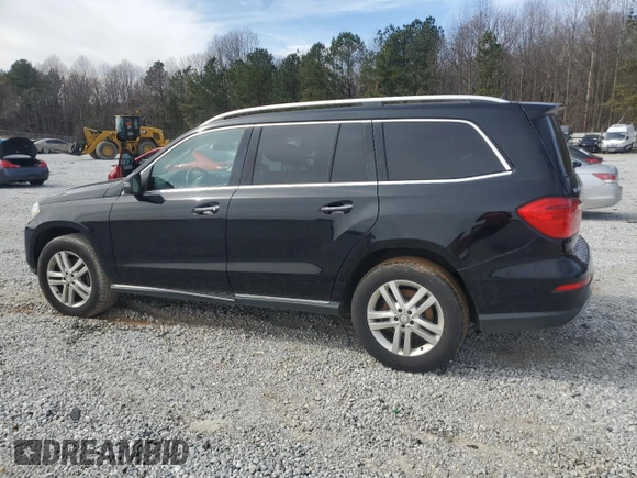 2016 Mercedes-Benz GL with VIN 4JGDF6EE6GA692711, listed as a Copart auction lot 45562365 with 0 mi miles and Salvage Title. Bid and sale history available at carsss.com. Image 2.