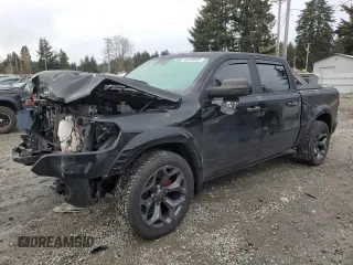 2021 Ram 1500 Limited с VIN 1C6SRFHT7MN564955, выставлен на аукционе Copart как лот 45295805 с пробегом 13 291 миль миль и Списание • Salvage title. История ставок и продаж доступна на DreamBid. Изображение 1.