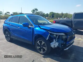 2024 Mitsubishi Eclipse Cross SE with VIN JA4ATWAA5RZ043290, listed as a IAAI auction lot 42276694 with 31,204 mi miles and . Bid and sale history available at DreamBid. Image 1.