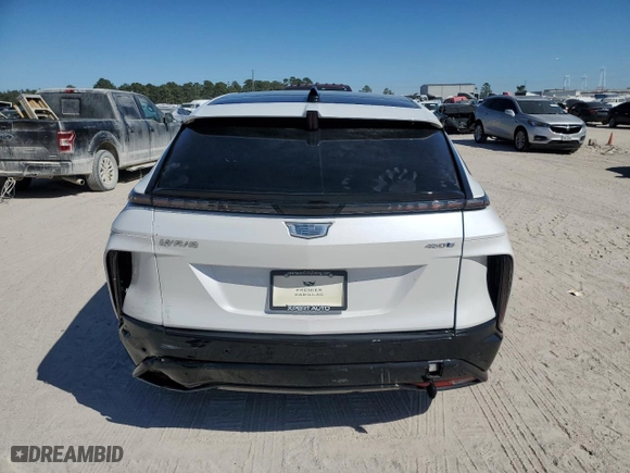 2024 Cadillac LYRIQ Sport with VIN 1GYKPVRK8RZ113297, listed as a Copart auction lot 72373414 with 311 mi miles and Salvage Title. Bid and sale history available at carsss.com. Image 6.