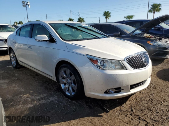 2013 Buick LaCrosse Premium 1 with VIN 1G4GF5E38DF235239, listed as a Copart auction lot 77256444 with 0 mi miles and Non Repairable. Bid and sale history available at carsss.com. Image 4.