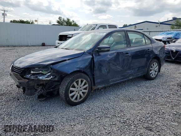 2012 Volkswagen Jetta SE with VIN 3VWDP7AJXCM392741, listed as a Copart auction lot 61436215 with 169,452 mi miles and Salvage title. Bid and sale history available at DreamBid. Image 1.