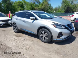 2020 Nissan Murano SV with VIN 5N1AZ2BS2LN107882, listed as a IAAI auction lot 42124856 with 69,981 mi miles and . Bid and sale history available at DreamBid. Image 1.