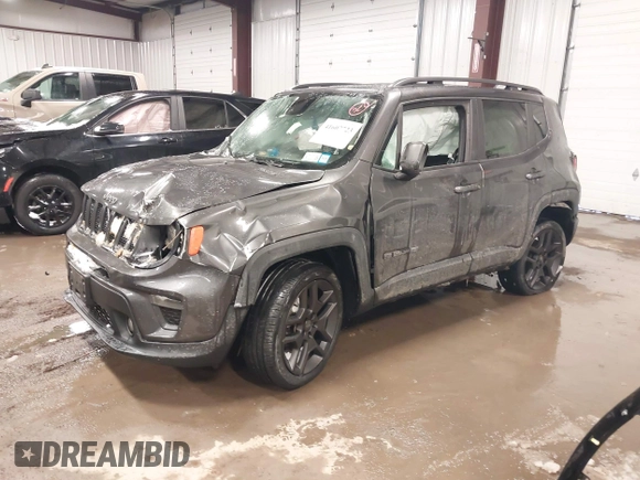 2021 Jeep Renegade Latitude with VIN ZACNJDBB1MPM71726, listed as a IAAI auction lot 41607723 with 30,655 mi miles. Bid and sale history available at carsss.com. Image 17.