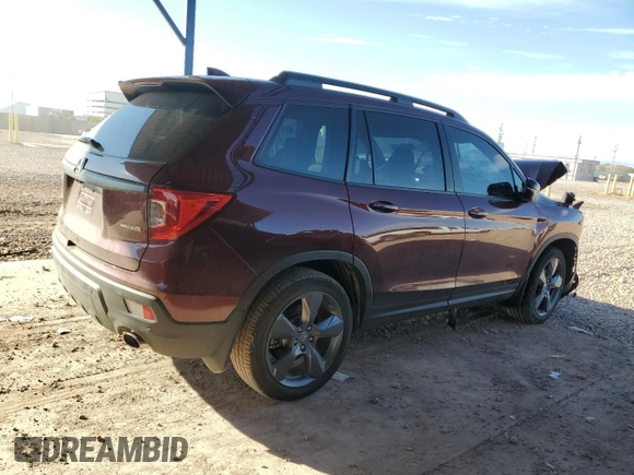2021 Honda Passport Touring z VIN 5FNYF7H94MB008364, wystawiony jako Copart lot #45971775 z przebiegiem 23 583 mil mil oraz Szkoda całkowita • Salvage title. Historia ofert i sprzedaży dostępna na DreamBid. Obrazek 3.