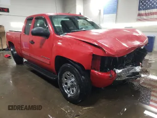 2010 Chevrolet Silverado 1500 LS with VIN 1GCSKREA0AZ160336, listed as a Copart auction lot 42542095 with 55,688 mi miles and Salvage Title. Bid and sale history available at DreamBid. Image 4.