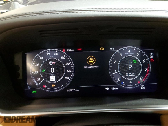 2021 Land Rover Range Rover Sport SVR z VIN SALWZ2RE2MA775371, wystawiony jako Copart lot #84211924 z przebiegiem 23 017 mil mil oraz Szkody całkowita. Historia ofert i sprzedaży dostępna na DreamBid. Obrazek 9.