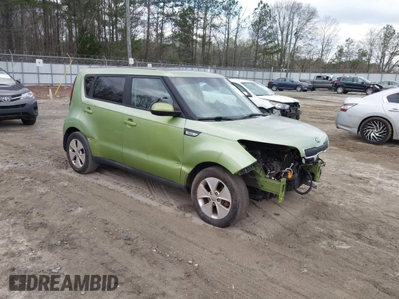 2015 Kia Soul with VIN KNDJN2A22F7792296, listed as a IAAI auction lot 41843650 with 207,181 mi miles. Bid and sale history available at carsss.com. Image 1.