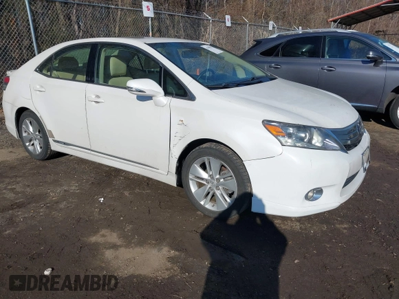 2010 Lexus HS 250h with VIN JTHBB1BA9A2022730, listed as a IAAI auction lot 41659847 with 118,985 mi miles and . Bid and sale history available at DreamBid. Image 1.