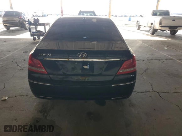 2012 Hyundai Equus Signature with VIN KMHGH4JH2CU045727, listed as a Copart auction lot 60744895 with 118,223 mi miles and Clean title. Bid and sale history available at DreamBid. Image 7.