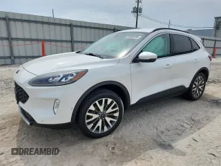 2020 Ford Escape Titanium z VIN 1FMCU9J91LUB53076, wystawiony jako Copart lot #64008765 z przebiegiem Nie podano mil oraz Nie do naprawy • Non repairable. Historia ofert i sprzedaży dostępna na DreamBid. Obrazek 1.