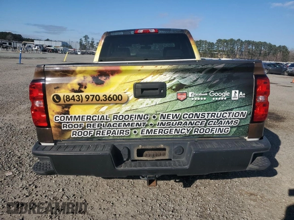 2018 Chevrolet Silverado 1500 Work Truck with VIN 1GCRCNEC2JZ266485, listed as a Copart auction lot 86808234 with 116,182 mi miles and Salvage Title. Bid and sale history available at carsss.com. Image 6.