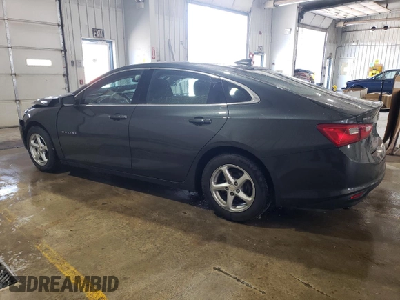 2017 Chevrolet Malibu LS with VIN 1G1ZB5STXHF164279, listed as a Copart auction lot 54515415 with 45,858 mi miles and Salvage Title. Bid and sale history available at DreamBid. Image 2.