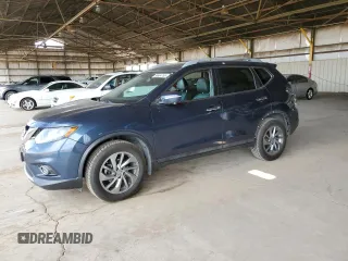 2015 Nissan Rogue SL z VIN 5N1AT2MV5FC877633, wystawiony jako Copart lot #58864765 z przebiegiem 149 330 mil mil oraz Szkoda całkowita • Salvage title. Historia ofert i sprzedaży dostępna na DreamBid. Obrazek 1.