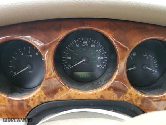 2000 Jaguar XJ VDP with VIN SAJDA24CXYLF13463, listed as a Copart auction lot 67797454 with 144,765 mi miles and Clean Title. Bid and sale history available at carsss.com. Image 9.