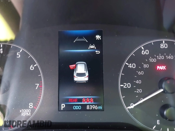 2024 Toyota Corolla Cross LE with VIN 7MUBAABG0RV097884, listed as a IAAI auction lot 41447543 with 8,396 mi miles and . Bid and sale history available at DreamBid. Image 15.