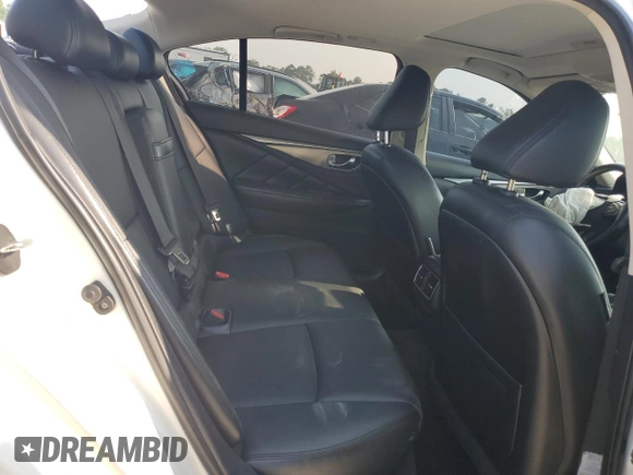 2017 Infiniti Q50 Premium z VIN JN1EV7APXHM738598, wystawiony jako Copart lot #59156075 z przebiegiem 178 498 mil mil oraz Szkoda całkowita • Salvage title. Historia ofert i sprzedaży dostępna na DreamBid. Obrazek 10.